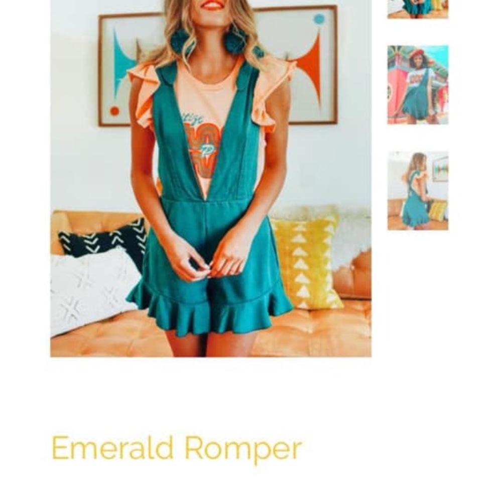 Emerald Romper